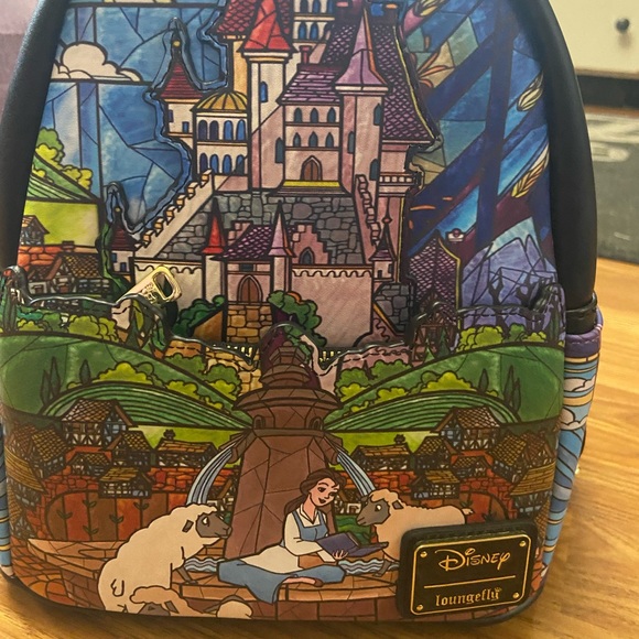 Loungefly beauty and the beast stained glass set - Picture 5 of 9